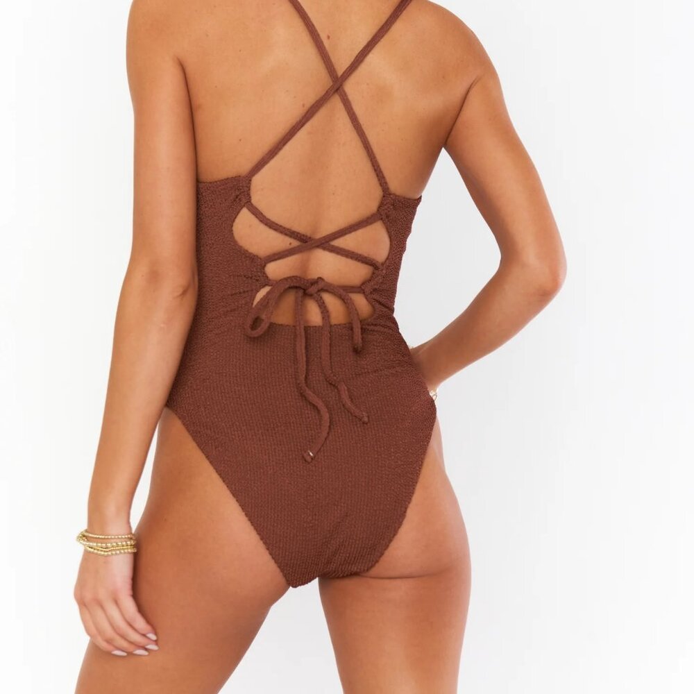 3X Show Me Your MuMu Positano One Piece Swimsuit